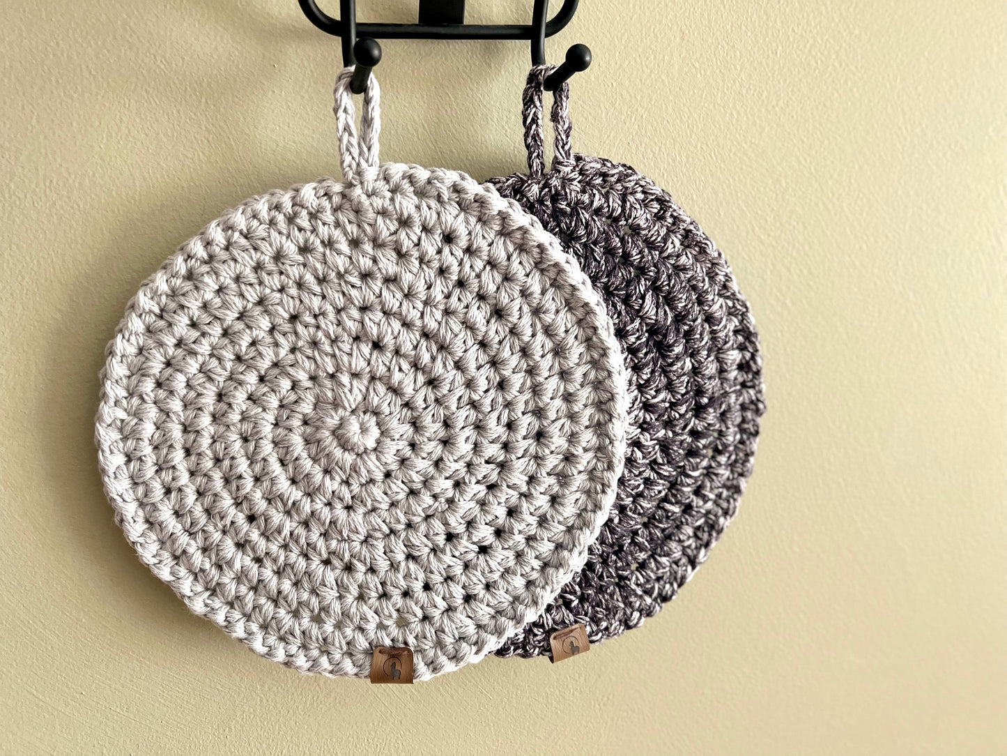 Chunky Rustic Hot Pad Crochet Pattern - Instant Download PDF
