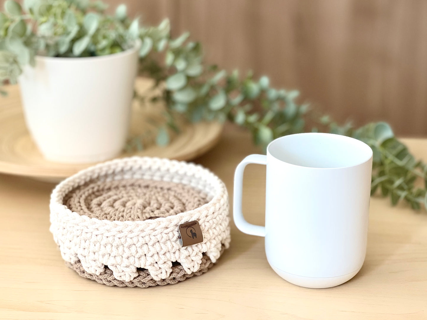 Concordia Coaster and Holder Crochet Pattern - Instant Download PDF