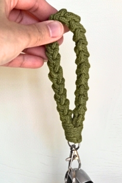 Handmade Crochet Key Fob Wristlet- 2 Length Options