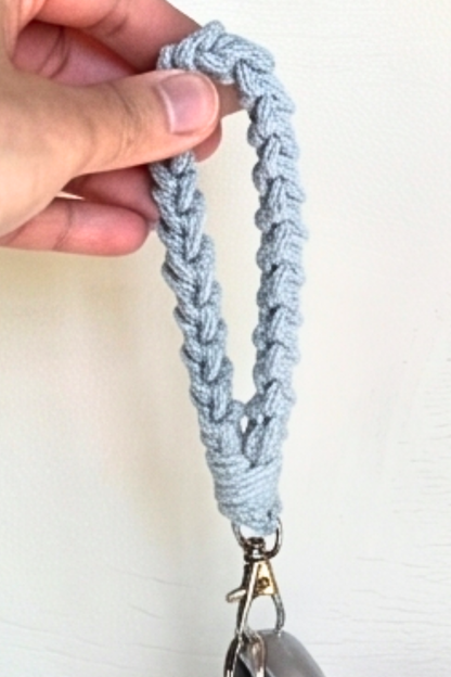 Handmade Crochet Key Fob Wristlet- 2 Length Options