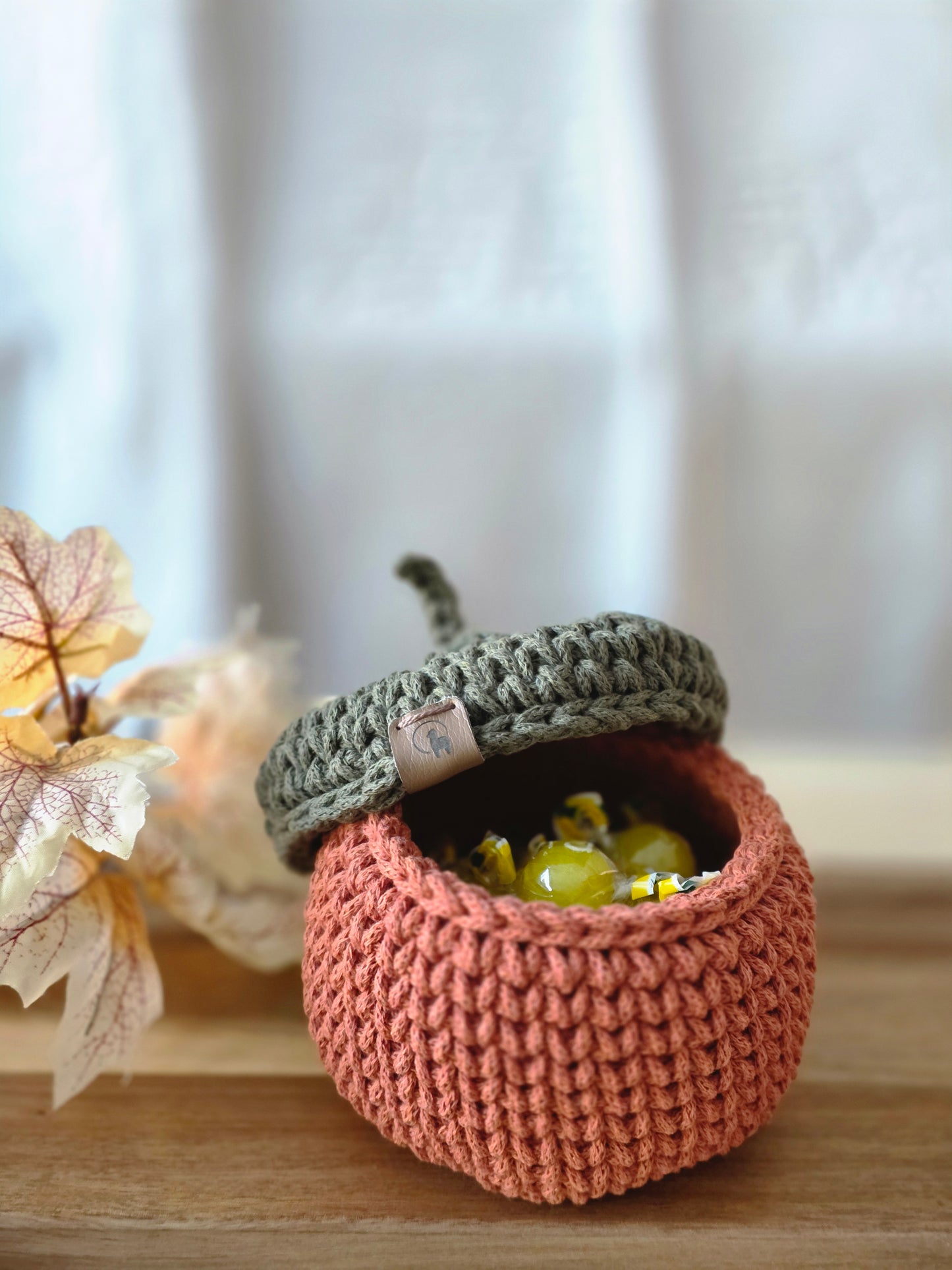 Acorn Basket (Large or Small) - Fall Home Decor