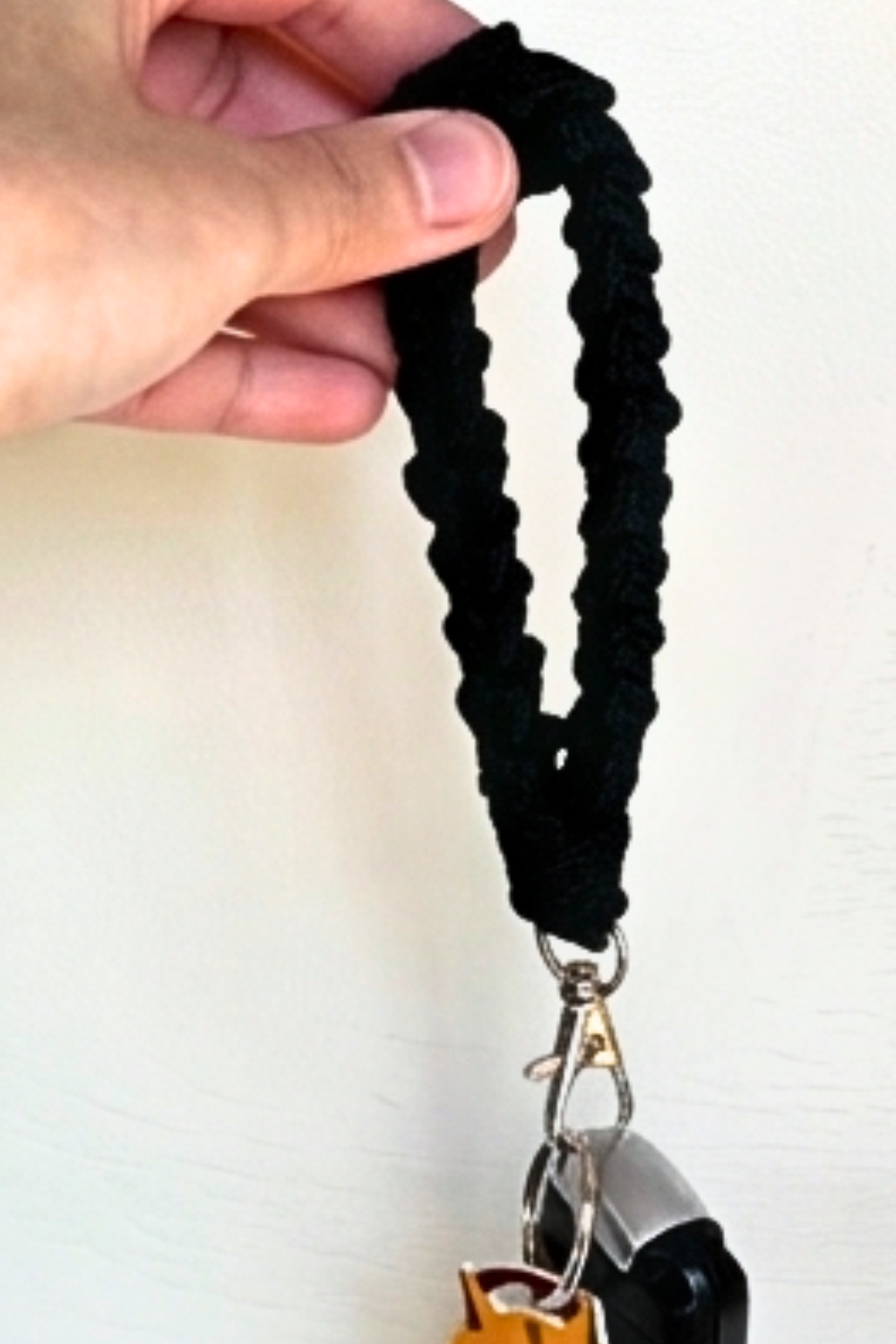 Handmade Crochet Key Fob Wristlet- 2 Length Options