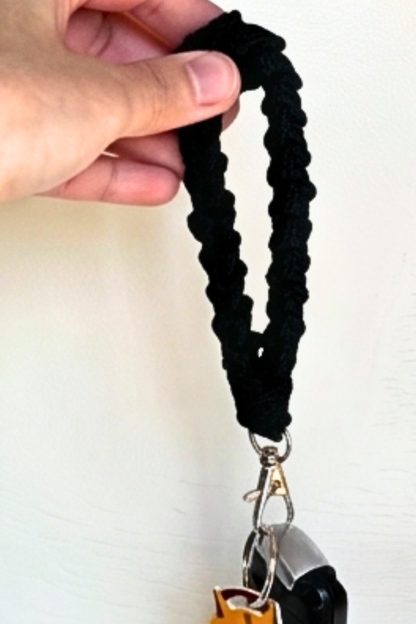 Handmade Crochet Key Fob Wristlet- 2 Length Options