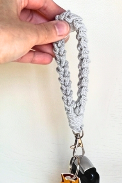 Handmade Crochet Key Fob Wristlet- 2 Length Options