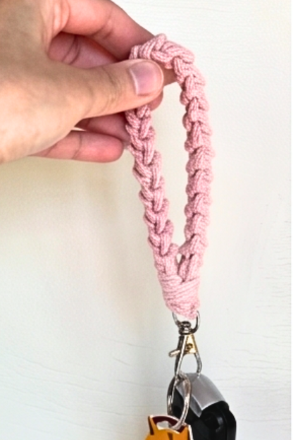 Handmade Crochet Key Fob Wristlet- 2 Length Options