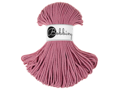 Bobbiny 3mm Braided Cotton Cord (100m/ 108yds) -- BLOSSOM -- Macrame & Crochet