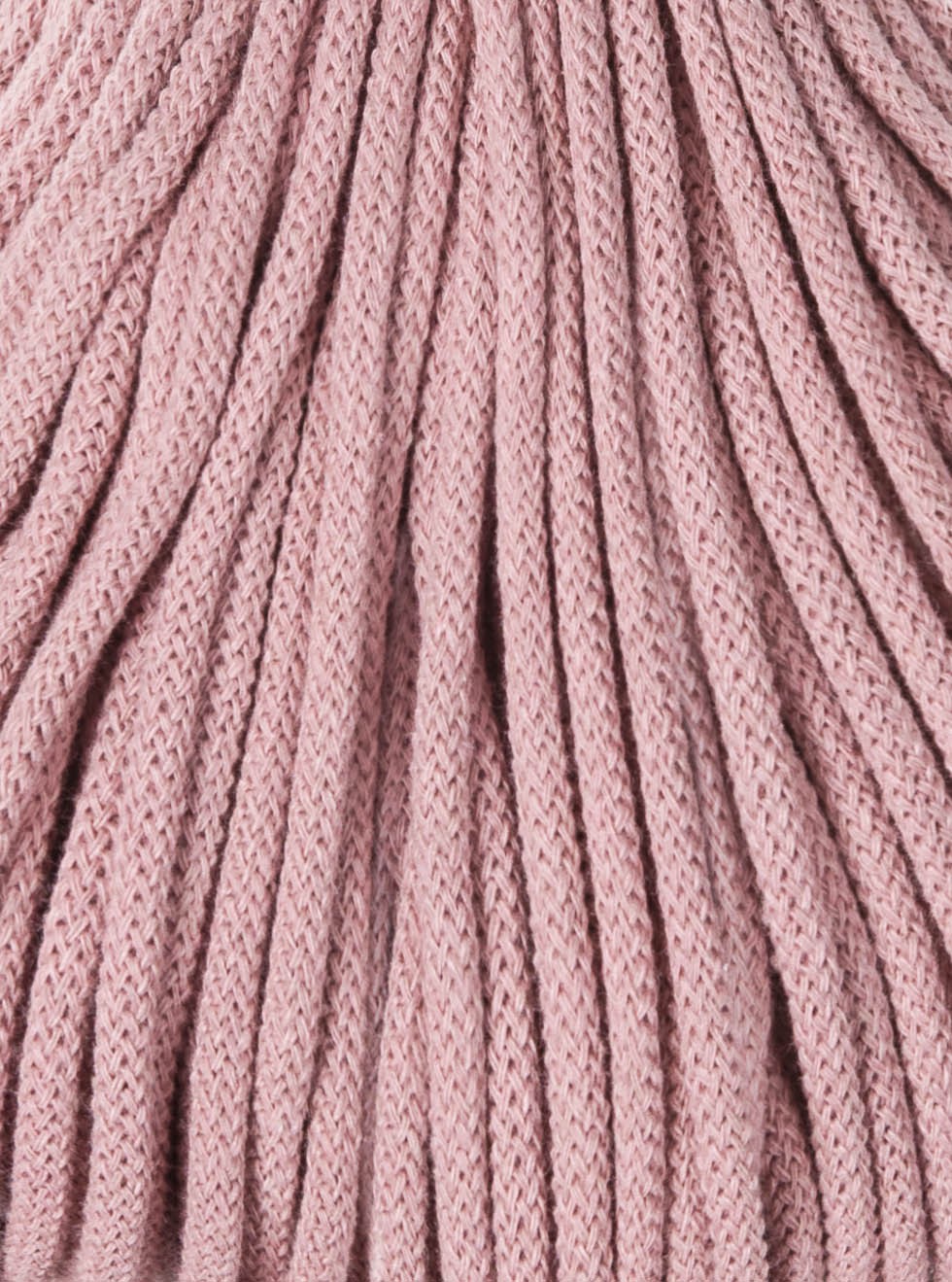 Bobbiny 5mm Braided Cotton Cord (100m/ 108yds) -- BLUSH -- Macrame & Crochet