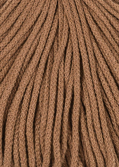 Bobbiny 3mm Braided Cotton Cord (100m/ 108yds) -- CARAMEL -- Macrame & Crochet