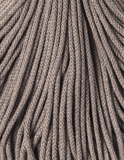 Bobbiny 3mm Braided Cotton Cord (100m/ 108yds) -- COFFEE -- Macrame & Crochet