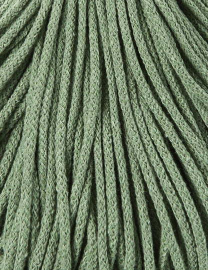 Bobbiny 3mm Braided Cotton Cord (100m/ 108yds) -- EUCALYPTUS GREEN -- Macrame & Crochet