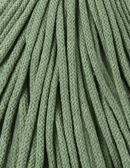 Bobbiny 5mm Braided Cotton Cord (100m/ 108yds) -- EUCALYPTUS GREEN -- Macrame & Crochet (Copy)