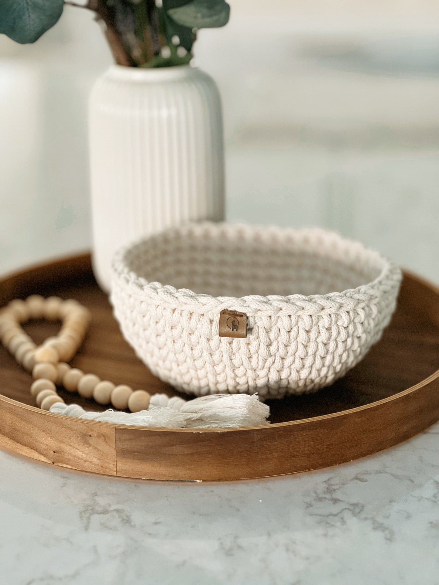 Catchall Basket in 2 sizes (6" & 9") Crochet Pattern - Instant Download PDF