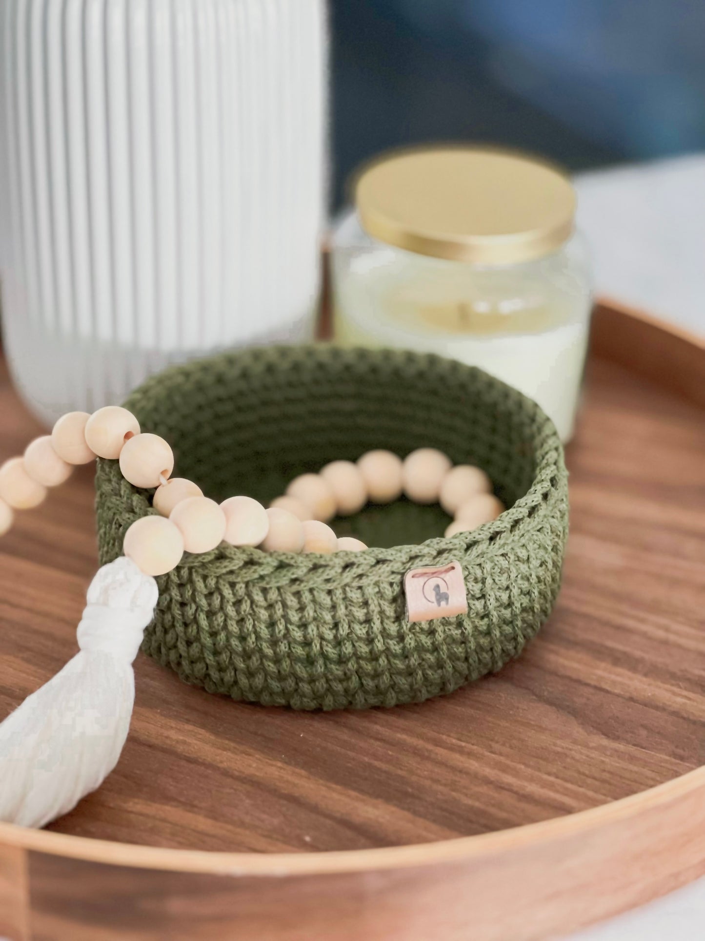 Round Crochet Nesting Basket (3 sizes)