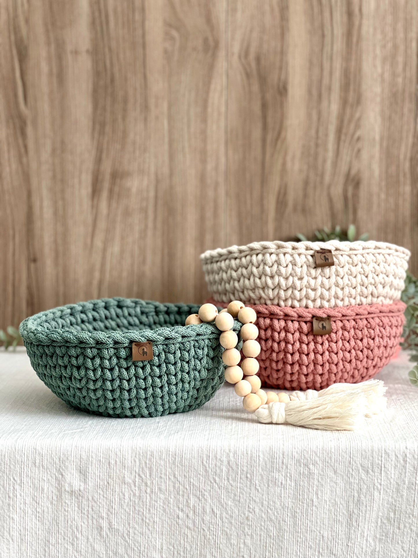 Catchall Basket in 2 sizes (6" & 9") Crochet Pattern - Instant Download PDF