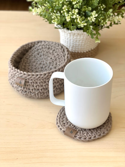 Verdura Coasters & Holder Crochet Kit