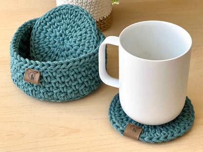Verdura Coasters & Holder Crochet Kit