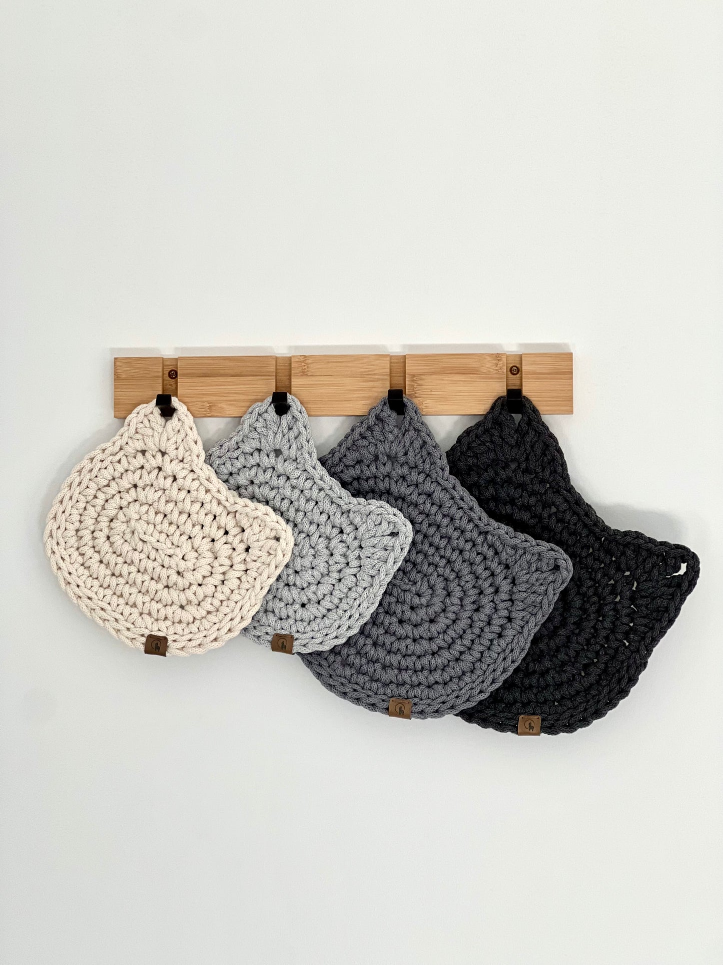 Cat Hot Pad in 2 sizes Crochet Pattern - Instant Download PDF
