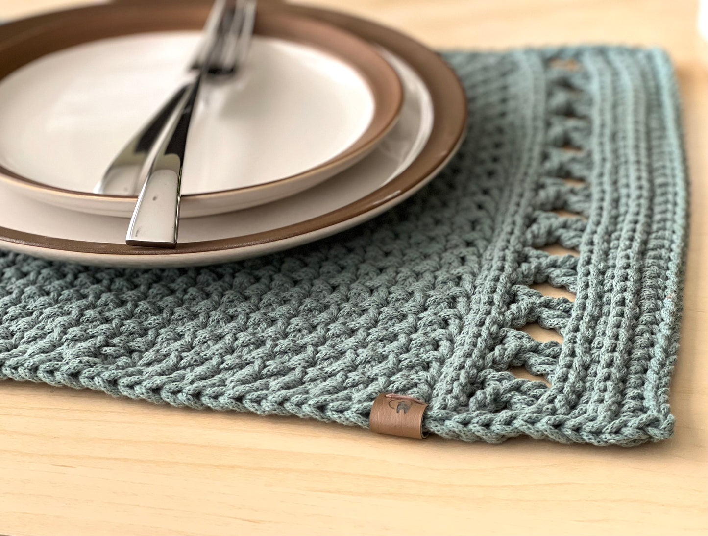 Korsa Placemat Crochet Pattern - Instant Download PDF