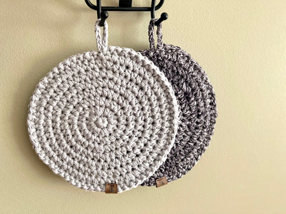 Chunky Rustic Hot Pad Crochet Pattern - Instant Download PDF