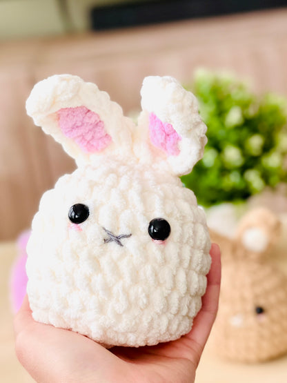 Fluffy lil Bunny Crochet Pattern - Instant Download PDF