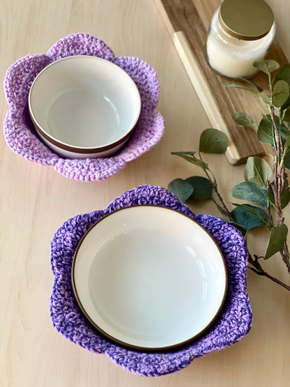 Bowl Cozy in 2 sizes Crochet Pattern - Instant Download PDF