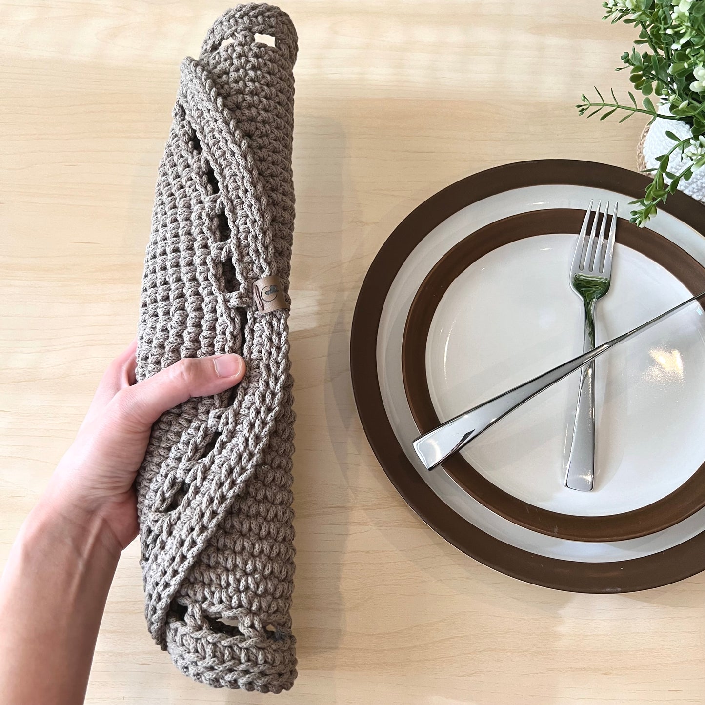 Terra Placemat Crochet Pattern - Instant Download PDF