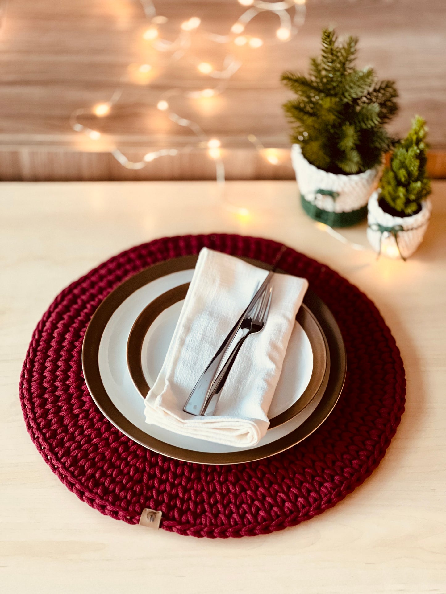Round Placemat in 3 designs Crochet Pattern PDF + Video Tutorial