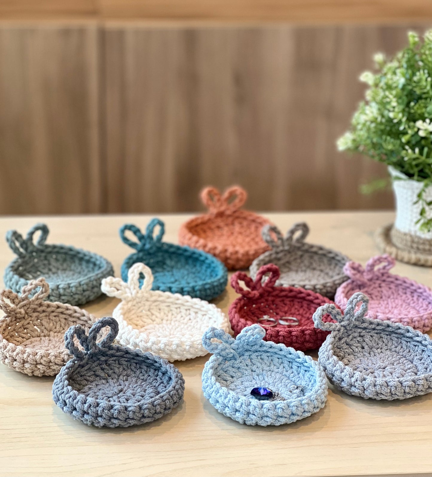 Amour Trinket Dish Crochet Pattern - Instant Download PDF