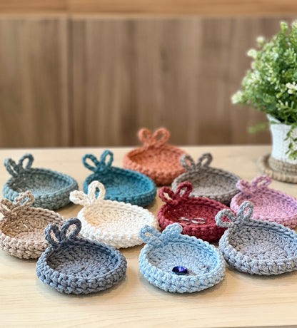 Amour Trinket Dish Crochet Pattern - Instant Download PDF
