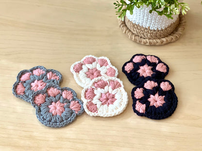 Cat Paw Car Coaster Crochet Pattern - Instant Download PDF