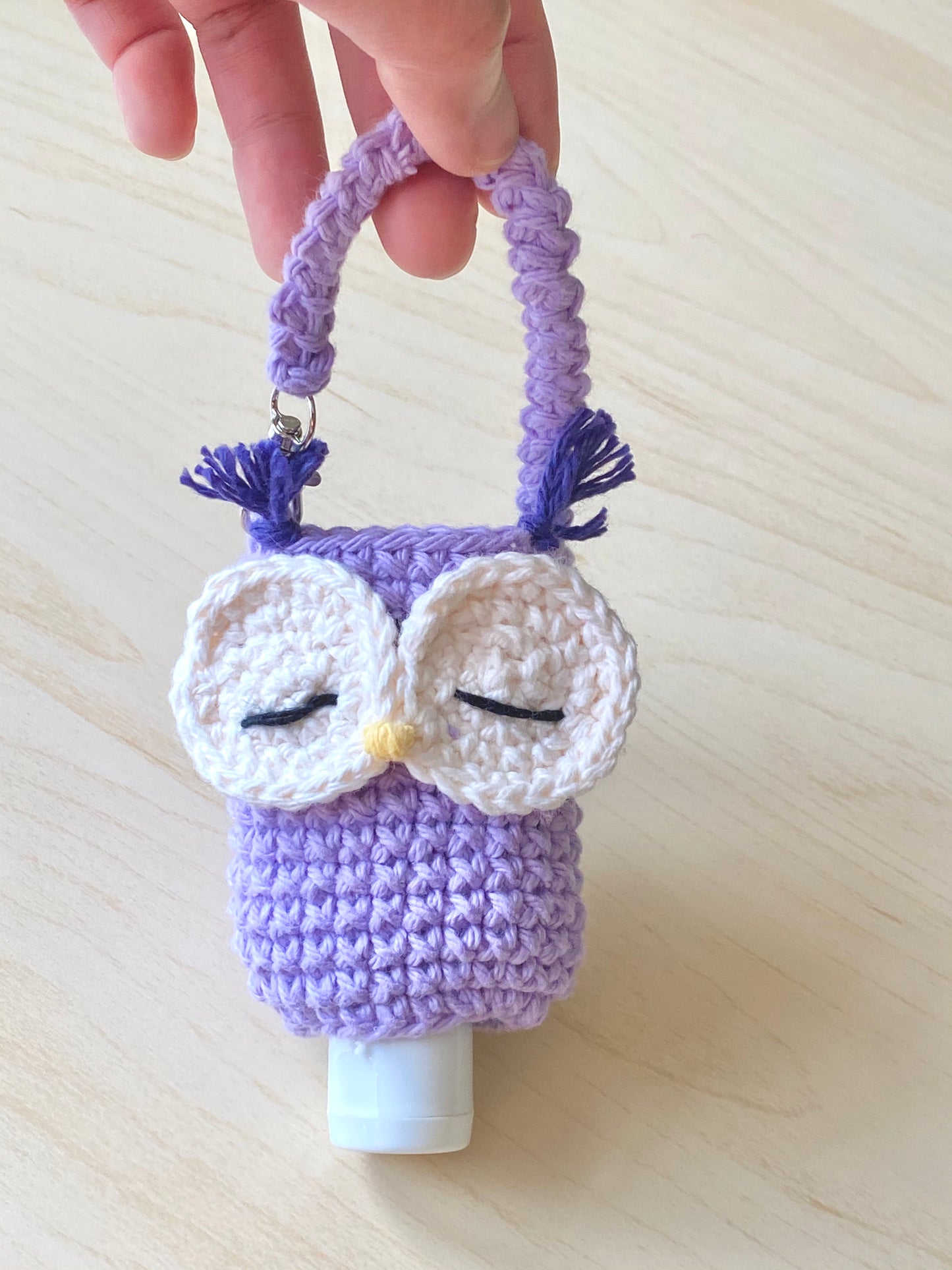 Sanitizer Cozy in 2 designs Crochet Pattern - Instant Download PDF