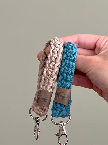 Key Fob Wristlet Keychain (2 Length Options)
