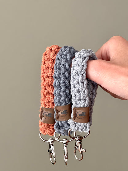 Key Fob Wristlet Keychain (2 Length Options)