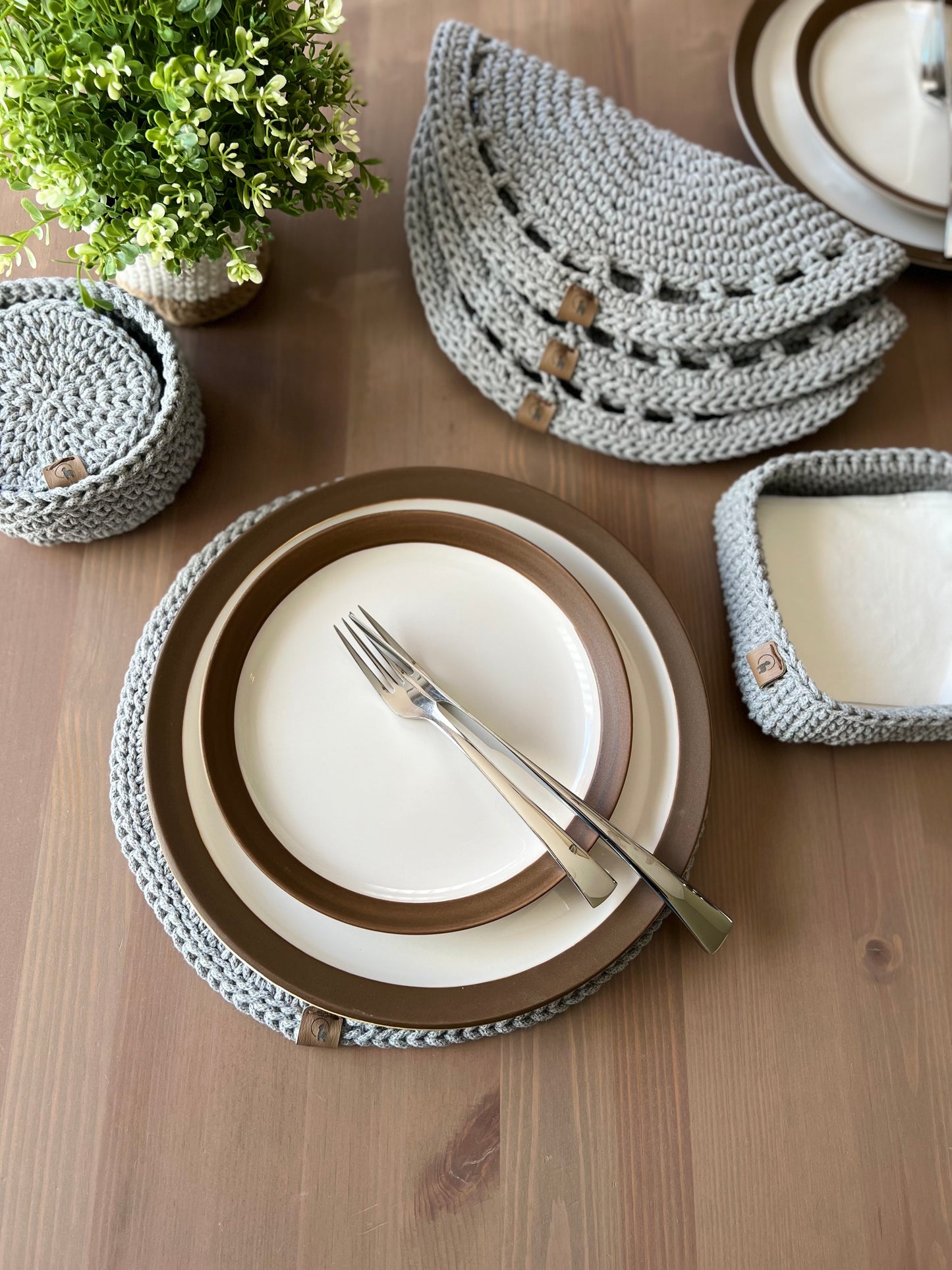 Terra Placemat Crochet Pattern - Instant Download PDF