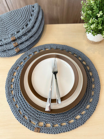 Terra Placemat Crochet Pattern - Instant Download PDF