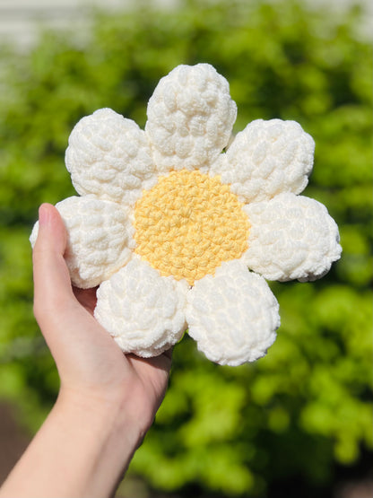 No-Sew Puffy Flower Crochet PATTERN (PDF Download)