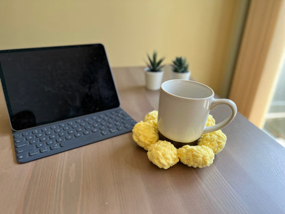 No-Sew Puffy Flower Crochet PATTERN (PDF Download)