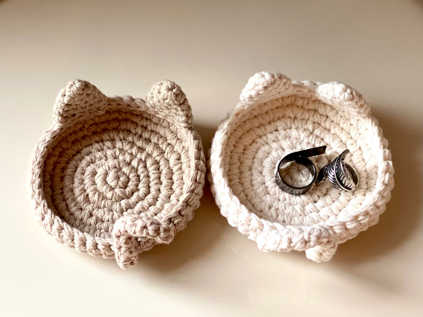 Cat Trinket Dish Crochet Pattern - Instant Download PDF