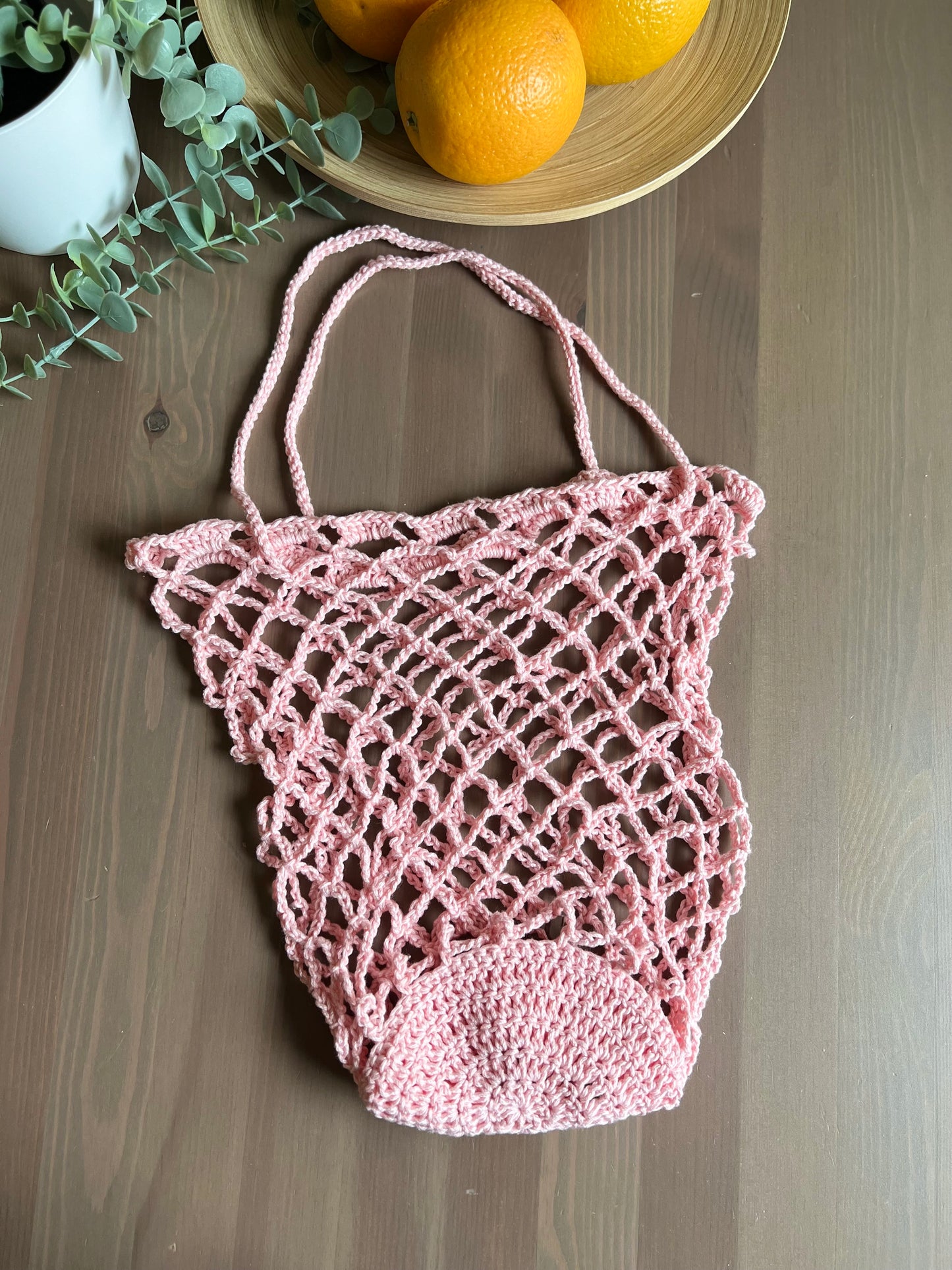 Cat Foldable Market Bag Crochet Pattern - Instant Download PDF