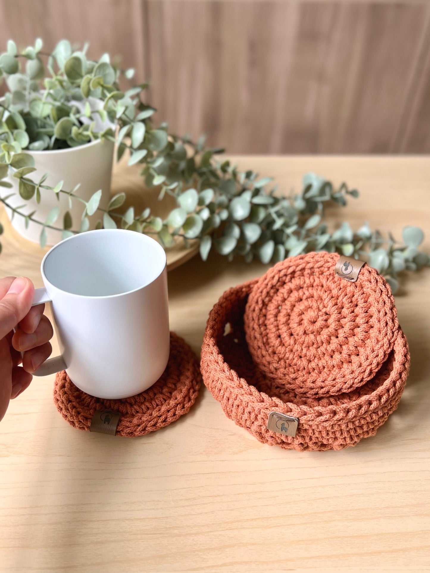 Concordia Coaster and Holder Crochet Pattern - Instant Download PDF