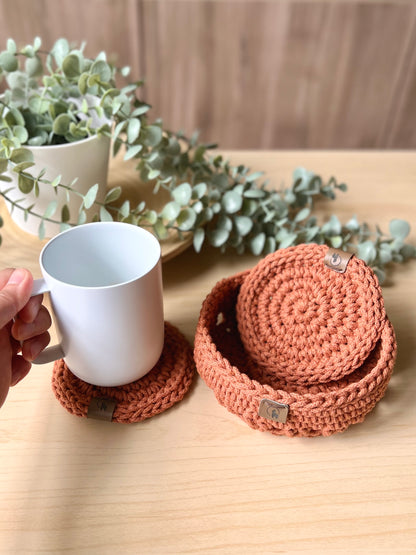 Concordia Coaster and Holder Crochet Pattern - Instant Download PDF