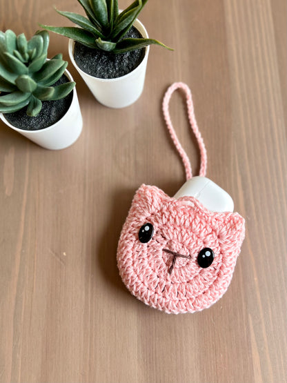 Cat Foldable Market Bag Crochet Pattern - Instant Download PDF