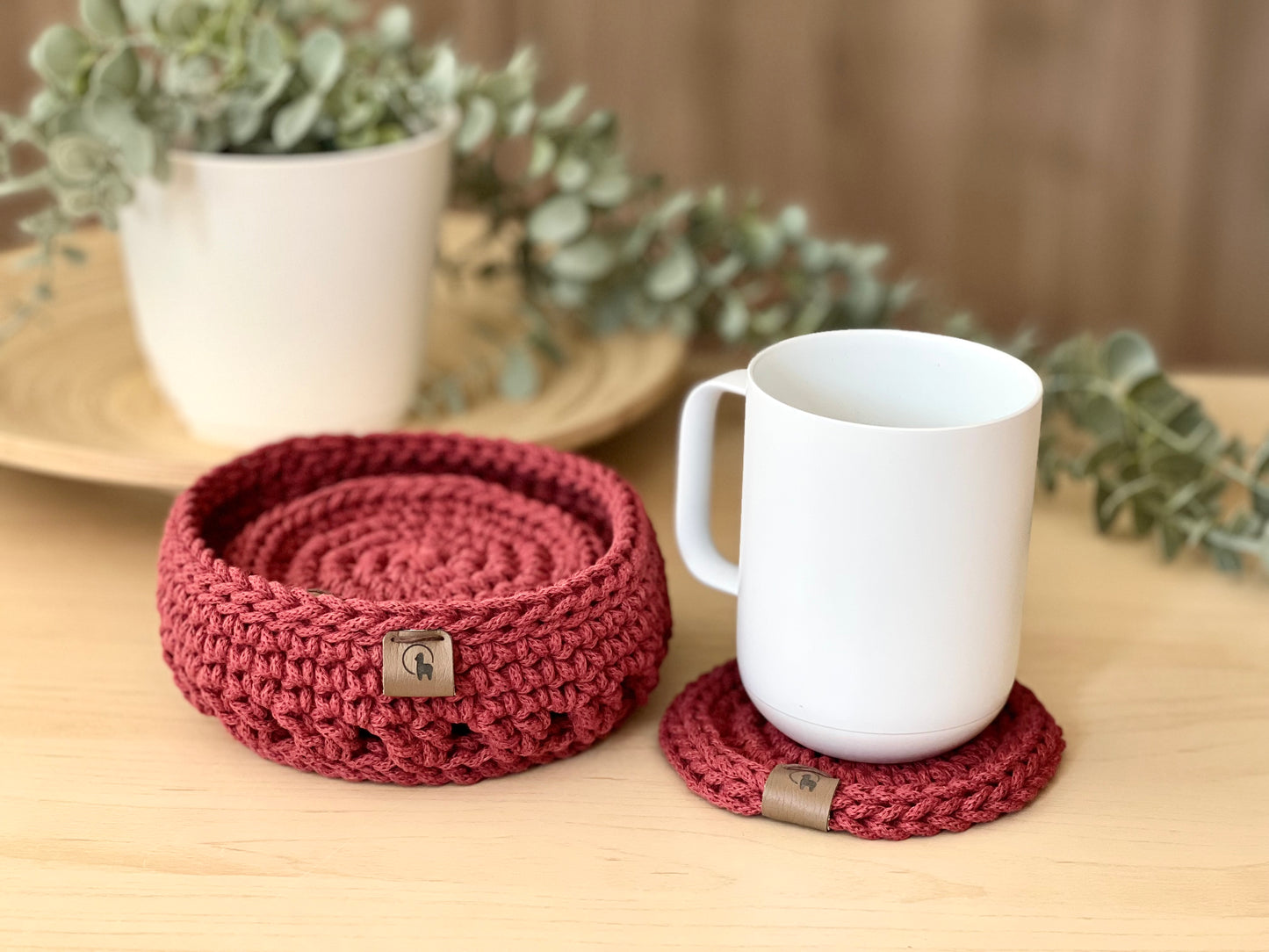 Concordia Coaster and Holder Crochet Pattern - Instant Download PDF