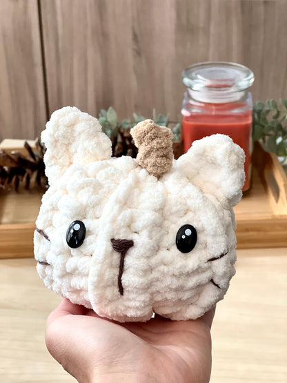 Pumpkin Cat in 2 sizes Crochet Pattern - Instant Download PDF
