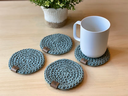 Verdura Coaster and Holder Crochet Pattern - Instant Download PDF + Video