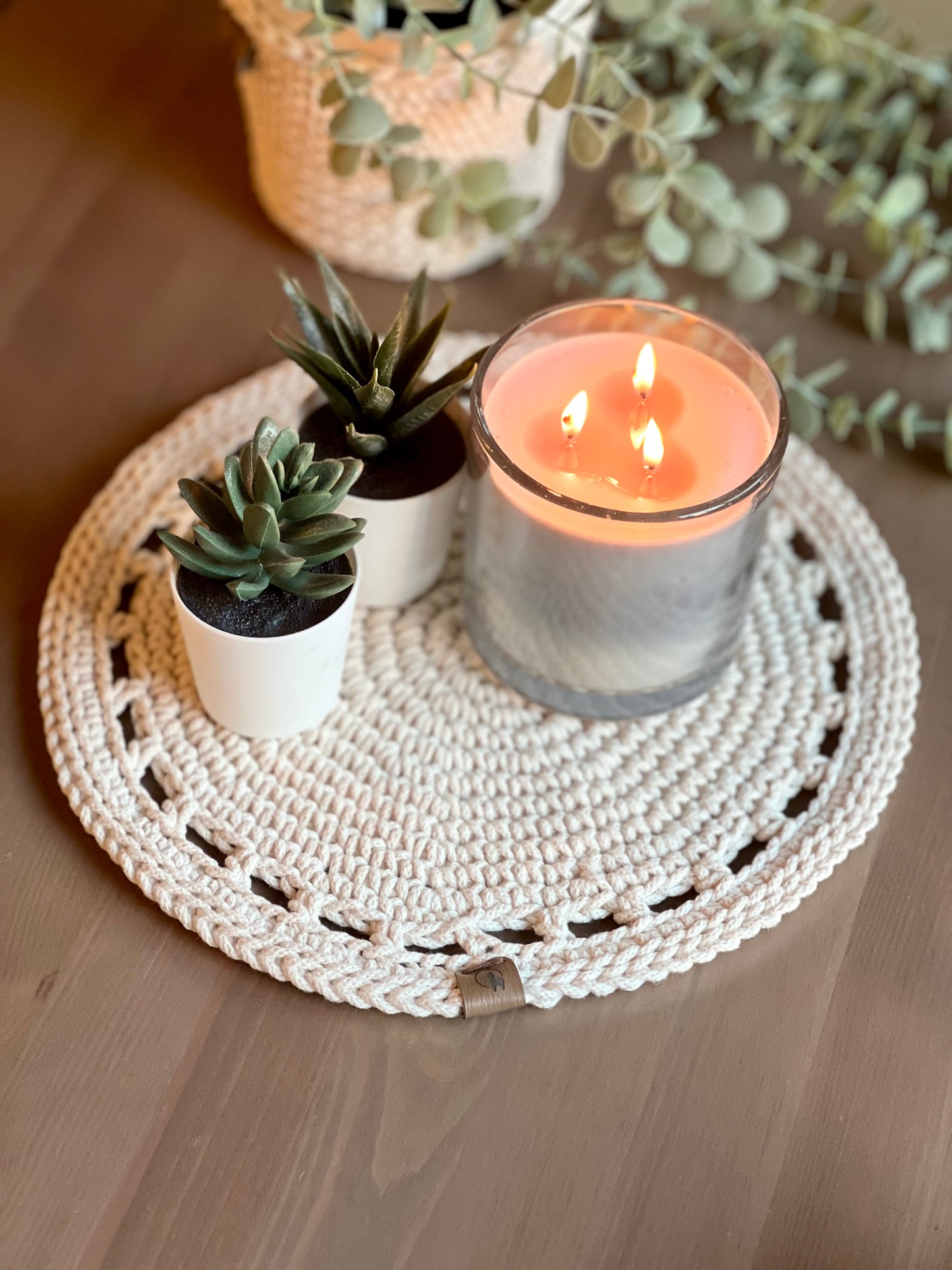 Terra Placemat Crochet Pattern - Instant Download PDF