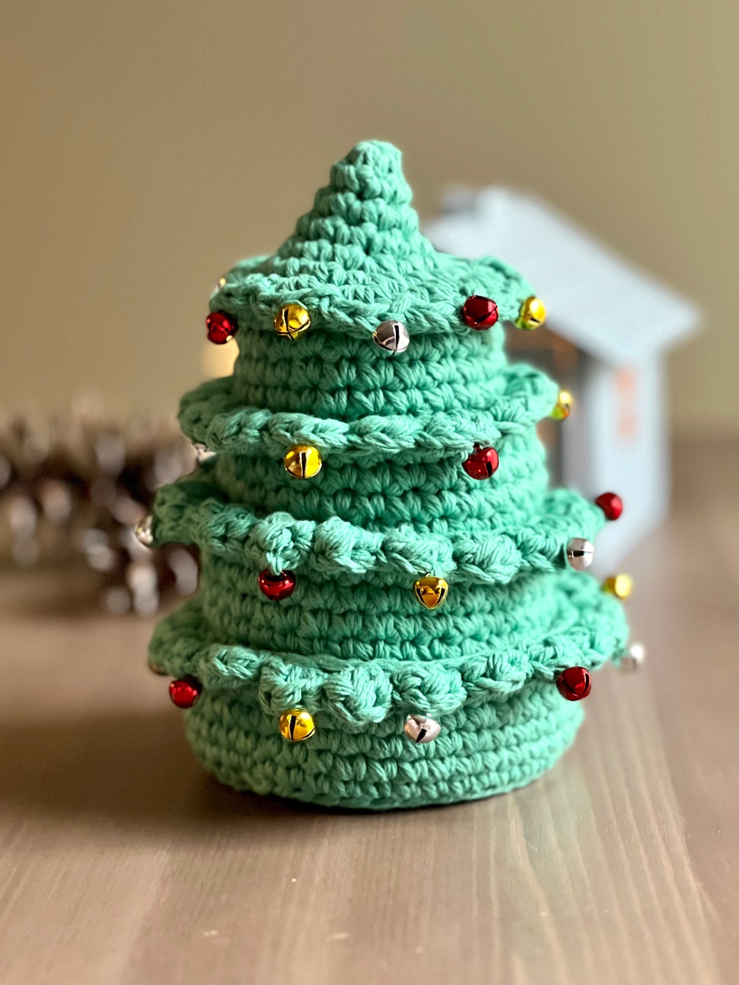 Stacking Christmas Tree Basket Crochet Pattern - Instant Download PDF