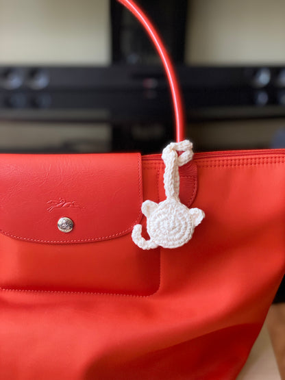 AirTag Holder Keychain in 2 design Crochet Pattern - Instant Download PDF