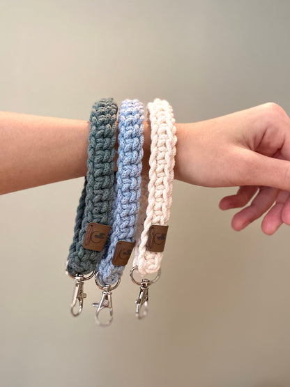 Key Fob Wristlet Keychain (2 Length Options)