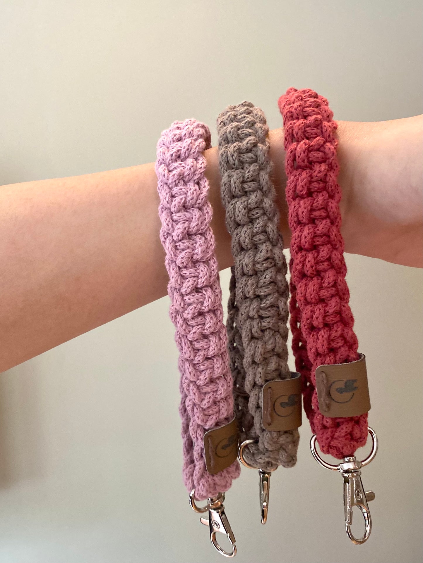 Key Fob Wristlet Keychain (2 Length Options)